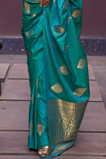 Daisy Green Banarasi Saree