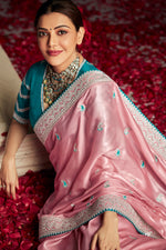 Soft Pink South Silk Saree