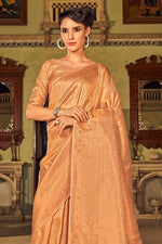 Peanut Brown Kanjivaram Saree