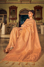 Peanut Brown Kanjivaram Saree