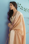 Tortilla Brown Linen Saree