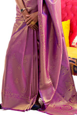 Royal Purple Kanjivaram Saree