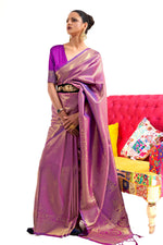 Royal Purple Kanjivaram Saree