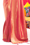 Imperial Red Kanjivaram Saree