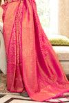 Magenta Pink Kanjivaram Saree