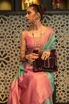 Mint Green Kanjivaram Silk Saree