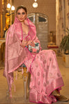 Flash Pink Cotton Saree
