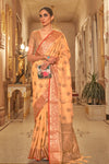 Royal Orange Cotton Saree
