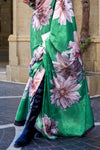 Green Silk Digital Printed Saree