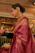 Imperial Red Silk Saree