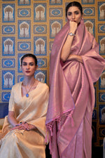 Rouge Pink Kanjivaram Saree