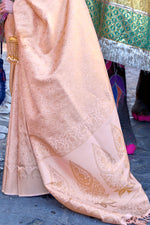 Baby Pink Kanjivaram Saree