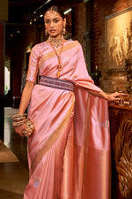 Soft Pink Kanjivaram Saree