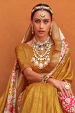 Golden Yellow Designer Saree
