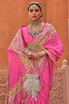 Bubblegum Pink Designer Saree