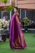 Lollipop Purple Kanjivaram Saree