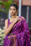 Lollipop Purple Kanjivaram Saree