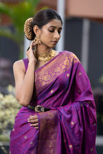 Lollipop Purple Kanjivaram Saree