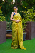 Apple Green Kanjivaram Saree