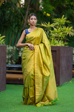 Apple Green Kanjivaram Saree