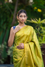 Apple Green Kanjivaram Saree