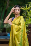 Apple Green Kanjivaram Saree