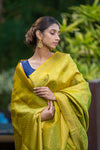 Apple Green Kanjivaram Saree