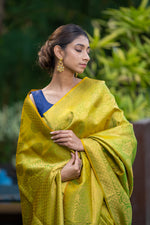 Apple Green Kanjivaram Saree