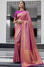 Royal Purple Kanjivaram Saree